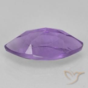 Ametista Viola medio naturale da 1.83 ct, Taglio marquise, VS