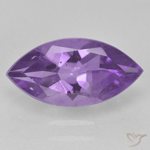 1.64ct Naturale Viola medio Ametista, Taglio marquise, VS