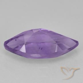 Ametista Viola medio naturale da 1.64 ct, Taglio marquise, VS