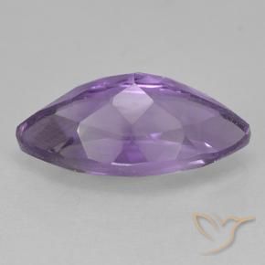 Ametista Viola medio naturale da 1.82 ct, Taglio marquise, VS