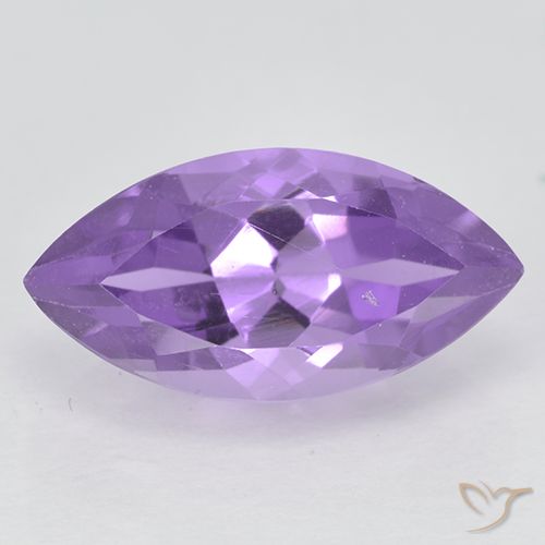 2.05ct Naturale Viola medio Ametista, Taglio marquise, VVS-VS