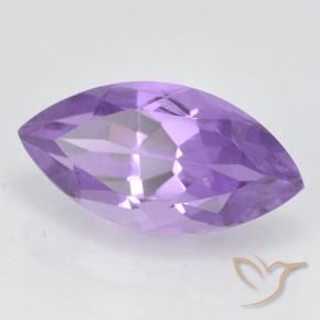 Ametista Viola medio naturale da 2.05 ct, Taglio marquise, VVS-VS