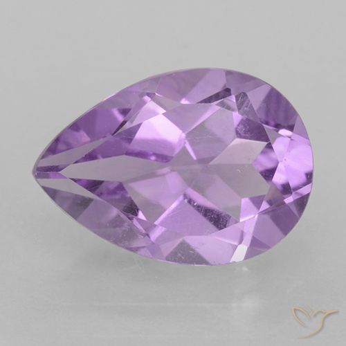 1.77ct Naturale Viola rosa medio Ametista, Forma a pera, VVS-VS