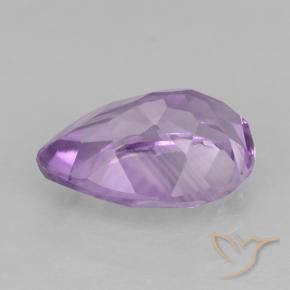 Ametista Viola tendente al rosa naturale da 1.90 ct, Forma a pera, VVS-VS