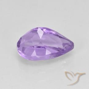 Ametista colore viola intenso naturale da 2,04 ct, taglio a pera, VVS-VS