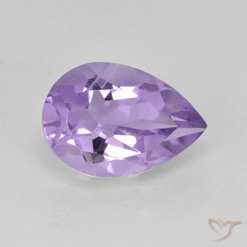 1.78ct Naturale Viola medio Ametista, Forma a pera, VVS-VS
