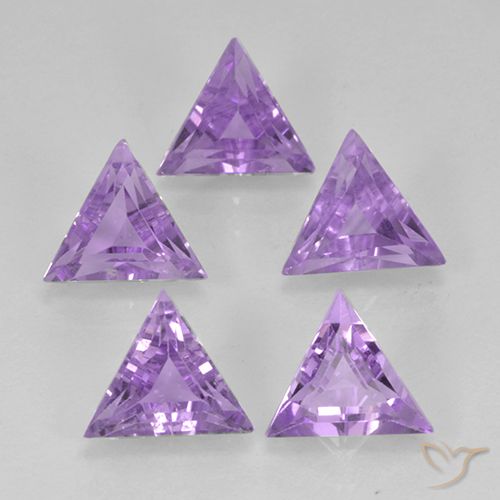 2.78ctw Naturale Iris Violetta Ametista, Taglio trillion, VS