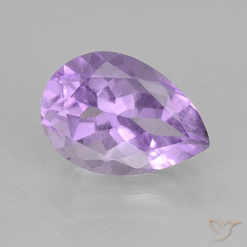 1.92ct Naturale Iris Violetta Ametista, Forma a pera, VS