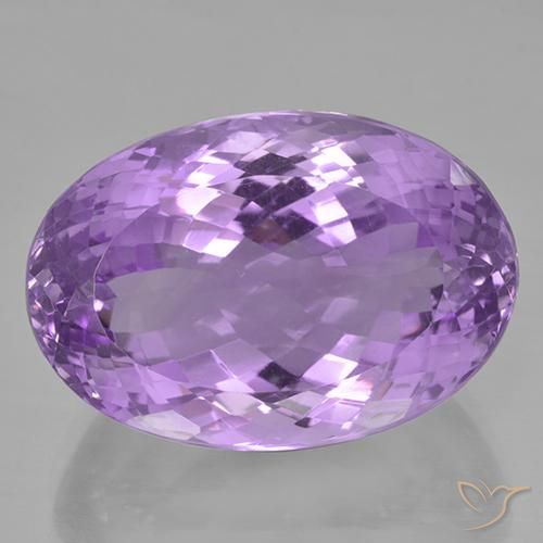 44.27ct Naturale violaceo Ametista, Ovale, IF