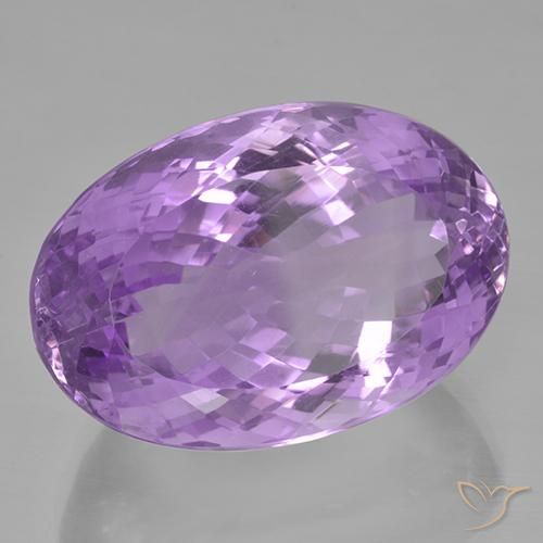 Ametista violaceo naturale da 44.27 ct, Ovale, IF