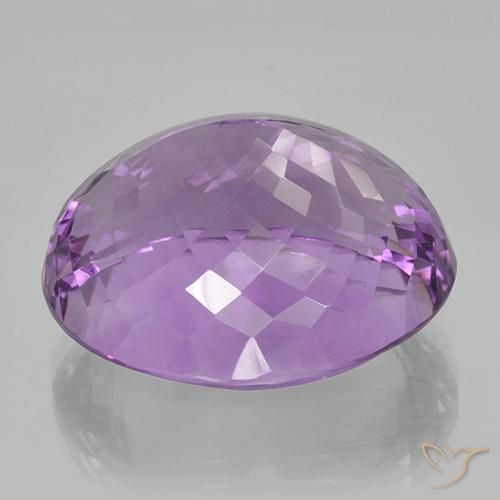 Ametista violaceo naturale da 44.98 ct, Ovale, VVS