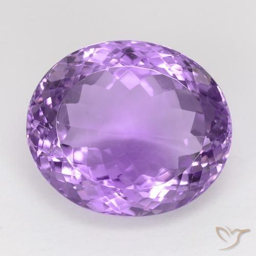 26.88ct Naturale violaceo Ametista, Ovale, IF