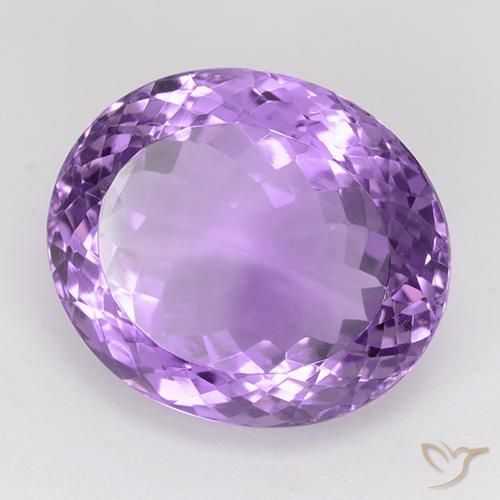 Ametista violaceo naturale da 26.88 ct, Ovale, IF