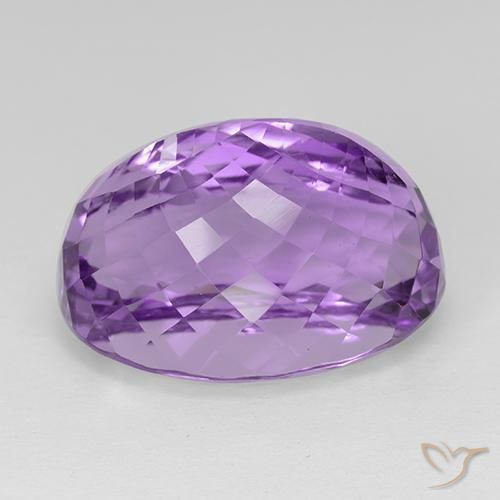 Ametista Violetto rosato naturale da 29.67 ct, Ovale, IF