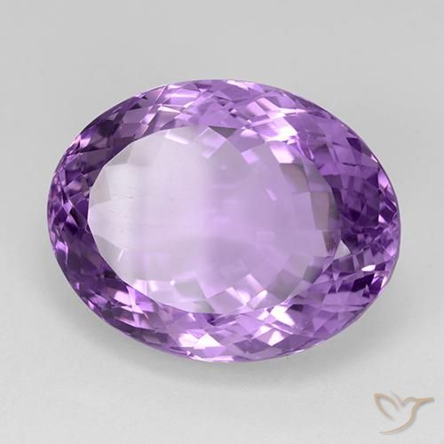 Ametista Viola violaceo intenso naturale da 29.02 ct, Ovale, IF