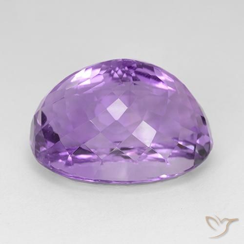 Ametista Viola tendente al rosa naturale da 30.50 ct, Ovale, IF