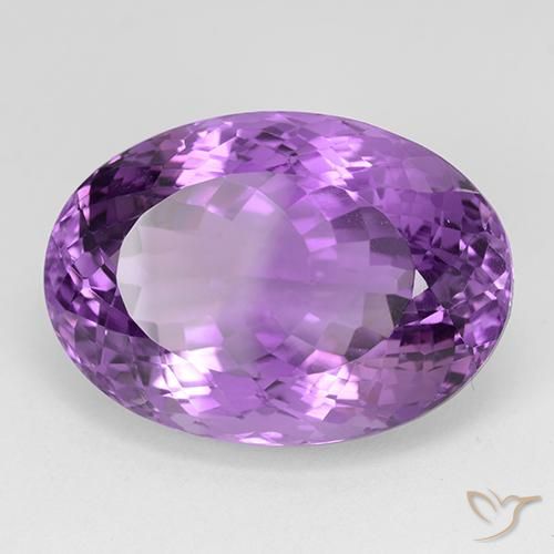 Ametista violaceo naturale da 31.04 ct, Ovale, IF