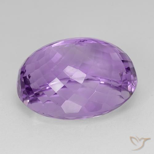 Ametista violaceo naturale da 33.65 ct, Ovale, VVS