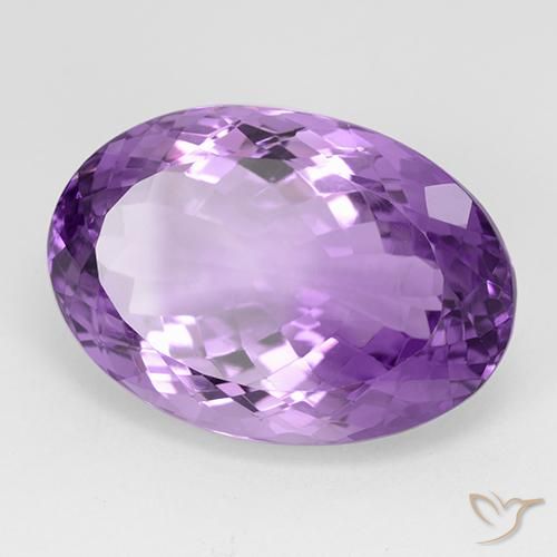 Ametista violaceo naturale da 29.48 ct, Ovale, VVS