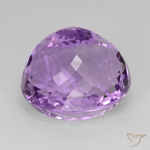 Ametista violaceo naturale da 30.39 ct, Ovale, VVS