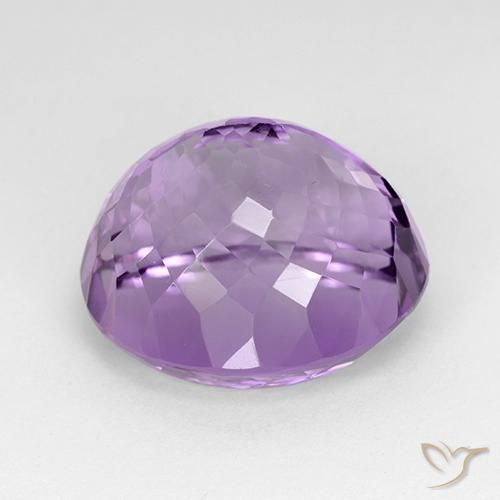Ametista violaceo naturale da 23.73 ct, Ovale, VVS