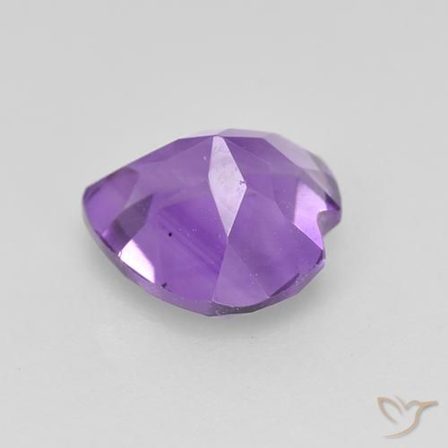 Ametista Viola Intenso naturale da 1.57 ct, Cuore, VS