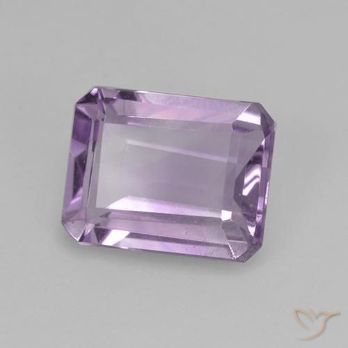 Ametista Viola medio-chiaro naturale da 1.93 ct, Ottagonale / Taglio smeraldo, VS