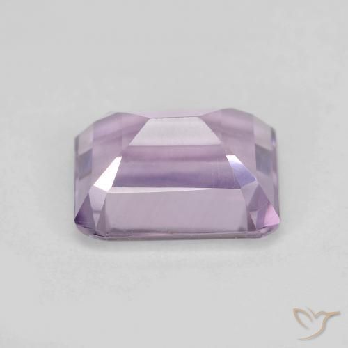Ametista Viola chiaro naturale da 2.37 ct, Ottagonale / Taglio smeraldo, VVS