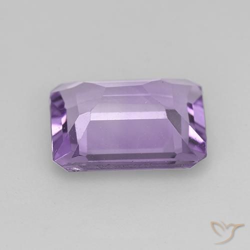 Ametista Viola medio-chiaro naturale da 1.80 ct, Ottagonale / Taglio smeraldo, VVS-VS