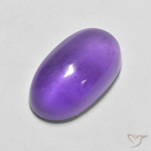 4.66ct Naturale Viola medio Ametista, Ovale, Trasparente