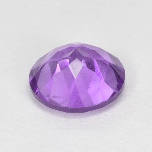 Ametista viola porpora naturale da 1,63 ct, taglio rotondo, VS