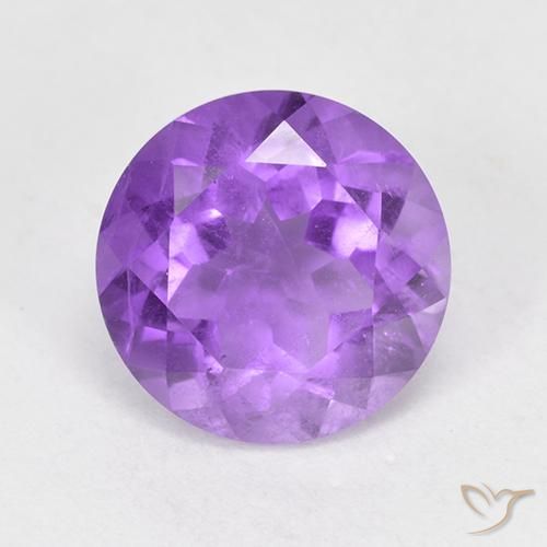 1.78ct Naturale Viola medio Ametista, Rotondo, VS