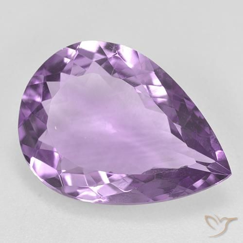 7.98ct Naturale Viola chiaro-medio Ametista, Forma a pera, VVS-VS