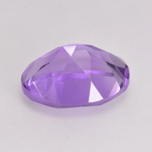 Ametista Viola medio naturale da 1.81 ct, Taglio ovale, VVS-VS
