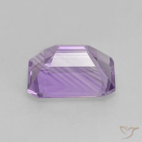 Ametista Viola rosato chiaro naturale da 2.06 ct, Ottagonale / Taglio smeraldo, VS