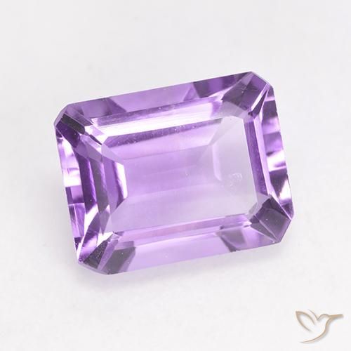 Ametista Viola medio naturale da 2.00 ct, Ottagonale / Taglio smeraldo, VS