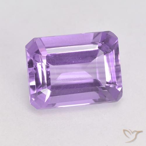 2.18ct Naturale Viola medio Ametista, Taglio smeraldo, VVS-VS