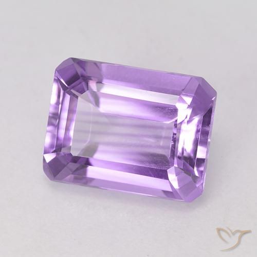 Ametista Viola medio naturale da 2.18 ct, Ottagonale / Taglio smeraldo, VVS-VS