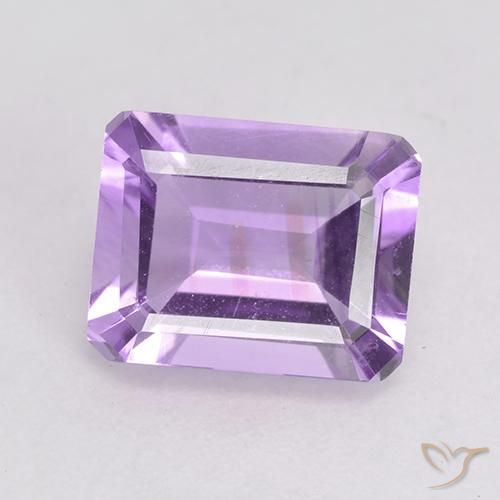 2.19ct Naturale Viola rosato chiaro Ametista, Taglio smeraldo, VVS-VS
