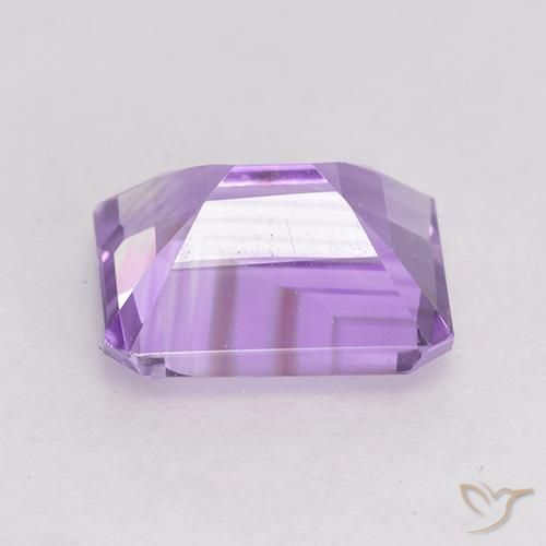 Ametista Viola rosato chiaro naturale da 2.19 ct, Ottagonale / Taglio smeraldo, VVS-VS