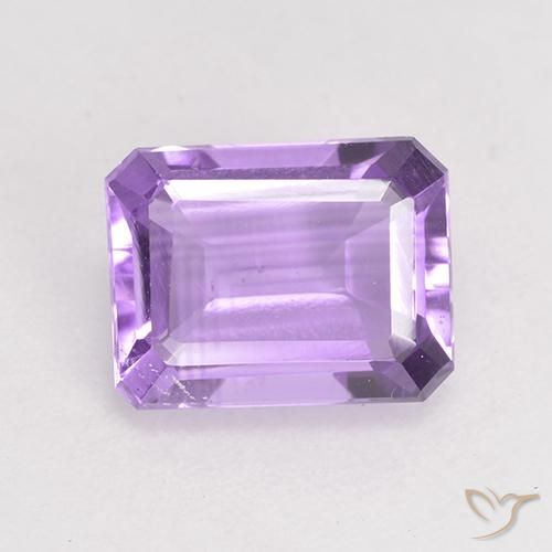 1.99ct Naturale Viola medio Ametista, Taglio smeraldo, VS