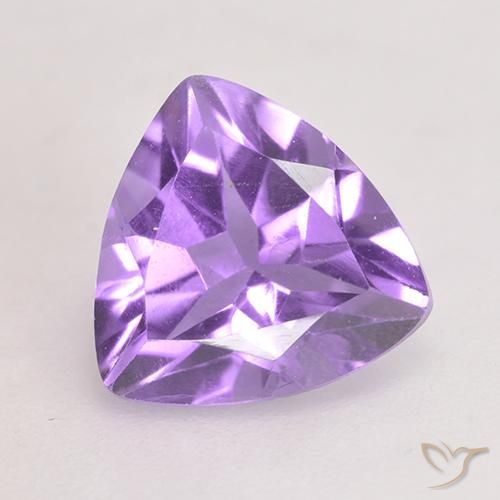 Ametista Viola tendente al rosa naturale da 1.62 ct, Taglio trillion, VS