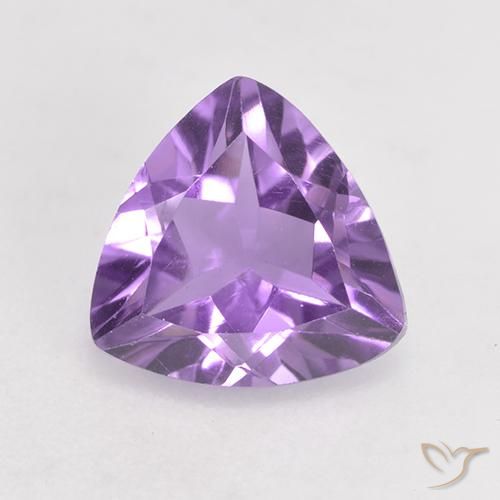 1.56ct Naturale Viola scuro Ametista, Taglio trillion, VS