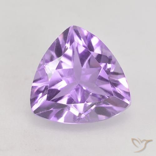 1.77ct Naturale Viola tendente al rosa Ametista, Taglio trillion, VS