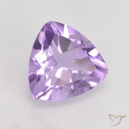 Ametista Viola tendente al rosa naturale da 1.77 ct, Taglio trillion, VS