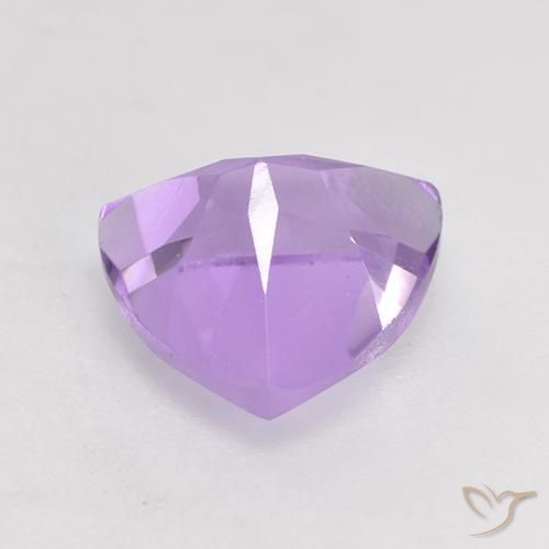 Ametista Viola tendente al rosa naturale da 1.77 ct, Taglio trillion, VS