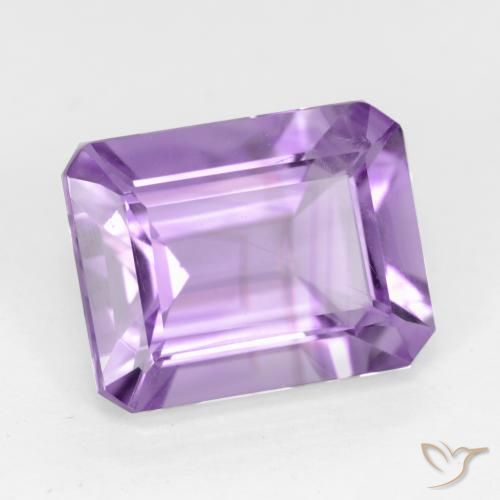 Ametista Viola chiaro naturale da 2.09 ct, Ottagonale / Taglio smeraldo, VS