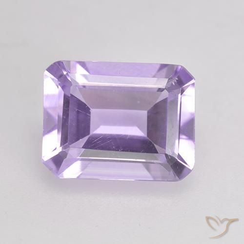 1.97ct Naturale Viola chiaro Ametista, Taglio smeraldo, VS