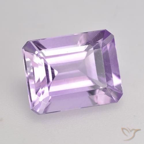 Ametista Viola medio-chiaro naturale da 2.31 ct, Ottagonale / Taglio smeraldo, VS