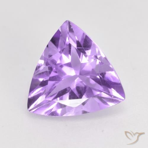 1.60ct Naturale Viola medio Ametista, Taglio trillion, VS